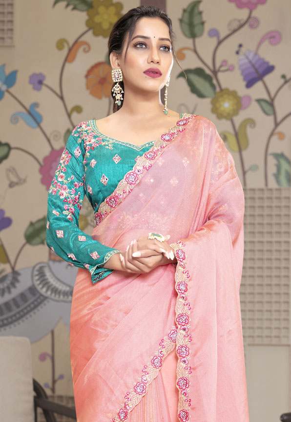 Embroidered Sarees - Buy Designer Embroidery Sarees Online