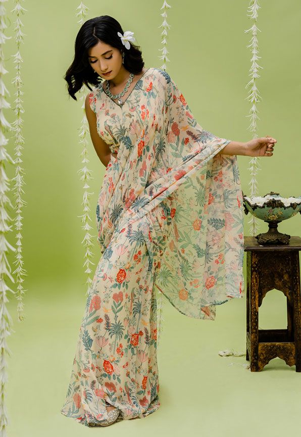Stunning Embroidery Sarees from Redpine Designs Collections